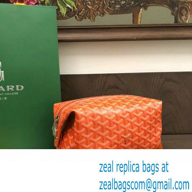 Goyard Bowling 25 Toiletry Bag Orange - Click Image to Close