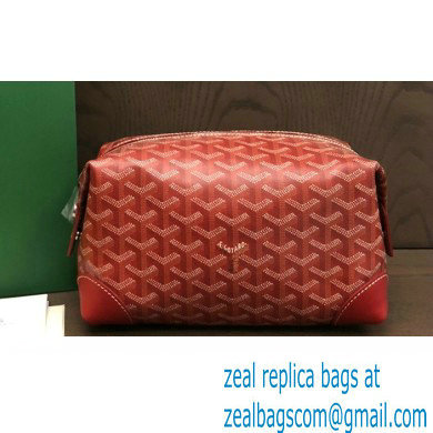 Goyard Bowling 25 Toiletry Bag Red