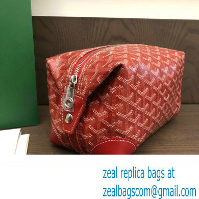 Goyard Bowling 25 Toiletry Bag Red