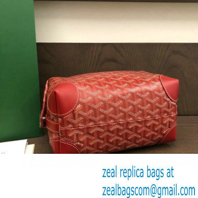 Goyard Bowling 25 Toiletry Bag Red