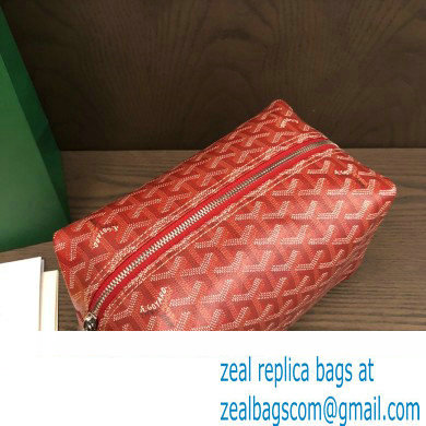 Goyard Bowling 25 Toiletry Bag Red - Click Image to Close