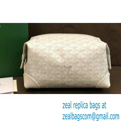 Goyard Bowling 25 Toiletry Bag White