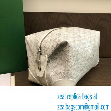 Goyard Bowling 25 Toiletry Bag White