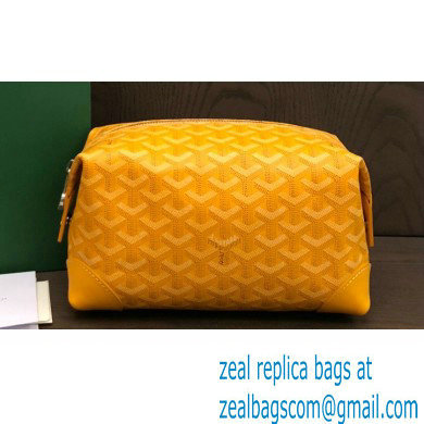 Goyard Bowling 25 Toiletry Bag Yellow