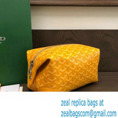 Goyard Bowling 25 Toiletry Bag Yellow