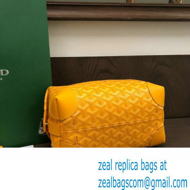 Goyard Bowling 25 Toiletry Bag Yellow