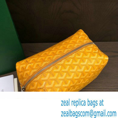 Goyard Bowling 25 Toiletry Bag Yellow