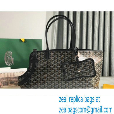 Goyard Chien Gris Pet Tote Bag Black