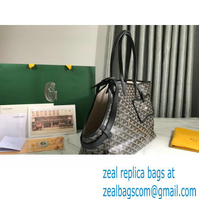 Goyard Chien Gris Pet Tote Bag Black