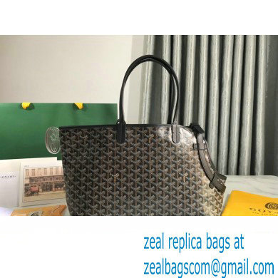 Goyard Chien Gris Pet Tote Bag Black