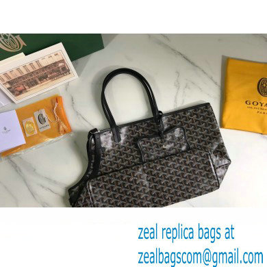 Goyard Chien Gris Pet Tote Bag Black