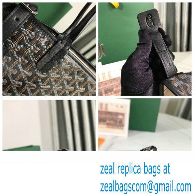 Goyard Chien Gris Pet Tote Bag Black