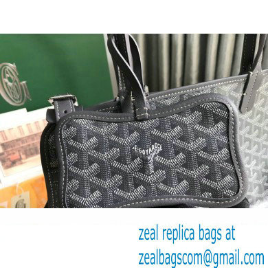 Goyard Chien Gris Pet Tote Bag Gray