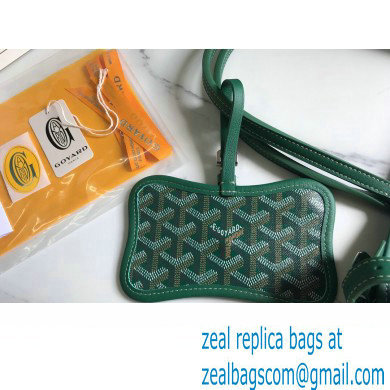 Goyard Chien Gris Pet Tote Bag Green - Click Image to Close