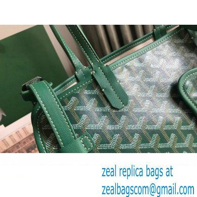 Goyard Chien Gris Pet Tote Bag Green