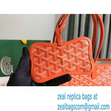 Goyard Chien Gris Pet Tote Bag Orange