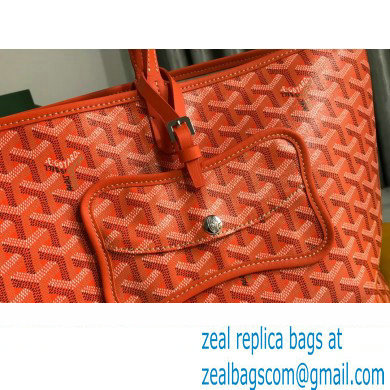 Goyard Chien Gris Pet Tote Bag Orange