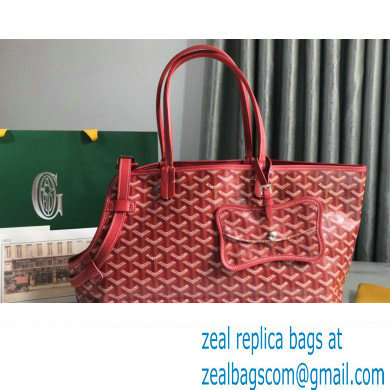 Goyard Chien Gris Pet Tote Bag Red