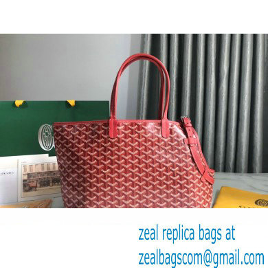 Goyard Chien Gris Pet Tote Bag Red