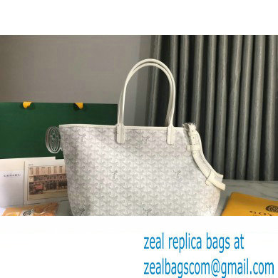 Goyard Chien Gris Pet Tote Bag White - Click Image to Close