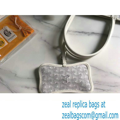 Goyard Chien Gris Pet Tote Bag White - Click Image to Close