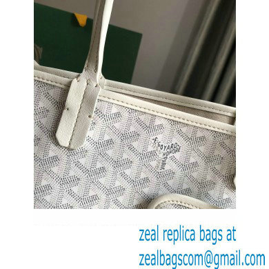 Goyard Chien Gris Pet Tote Bag White