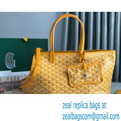 Goyard Chien Gris Pet Tote Bag Yellow