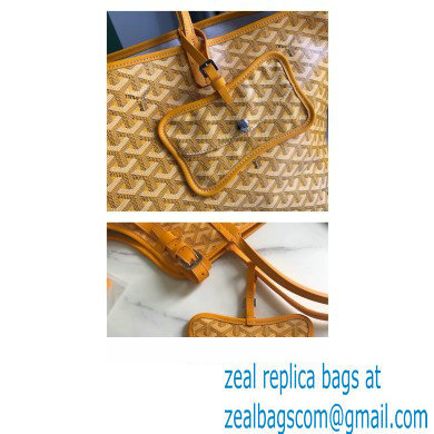 Goyard Chien Gris Pet Tote Bag Yellow