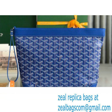 Goyard Conti pouch Clutch Bag Blue - Click Image to Close