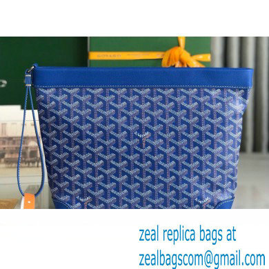 Goyard Conti pouch Clutch Bag Blue