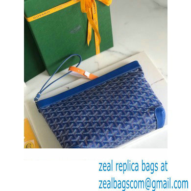 Goyard Conti pouch Clutch Bag Blue