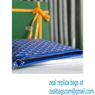 Goyard Conti pouch Clutch Bag Blue - Click Image to Close