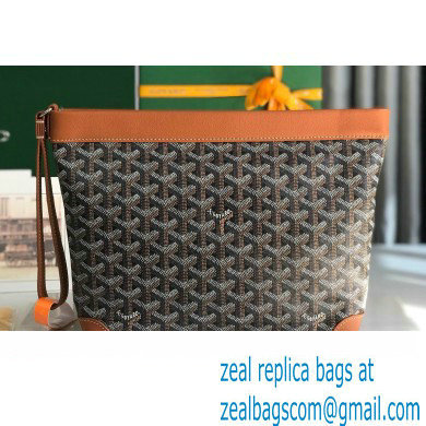 Goyard Conti pouch Clutch Bag Brown