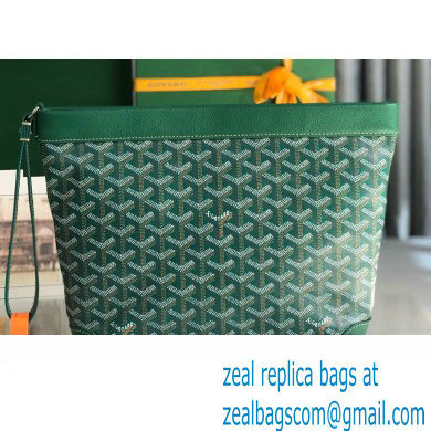 Goyard Conti pouch Clutch Bag Green