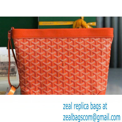 Goyard Conti pouch Clutch Bag Orange