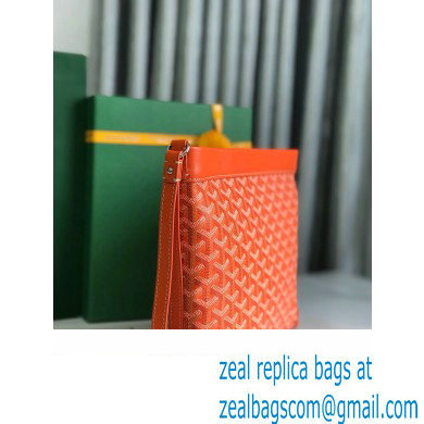 Goyard Conti pouch Clutch Bag Orange