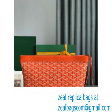 Goyard Conti pouch Clutch Bag Orange