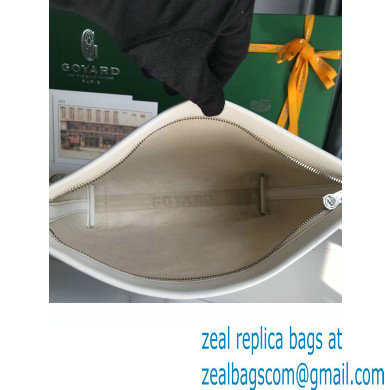 Goyard Conti pouch Clutch Bag White
