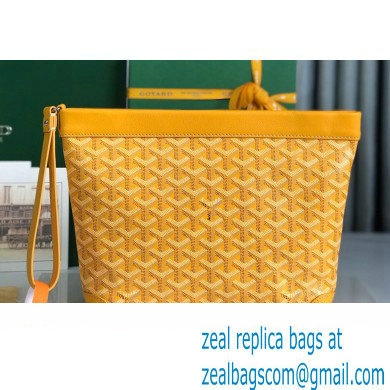 Goyard Conti pouch Clutch Bag Yellow - Click Image to Close