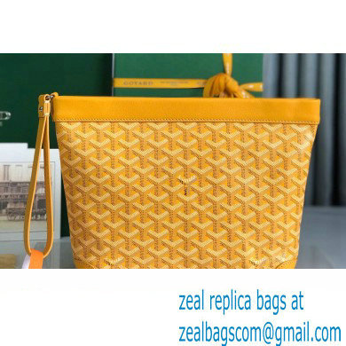 Goyard Conti pouch Clutch Bag Yellow