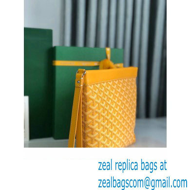 Goyard Conti pouch Clutch Bag Yellow