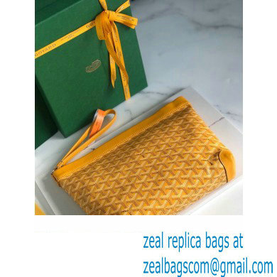 Goyard Conti pouch Clutch Bag Yellow - Click Image to Close