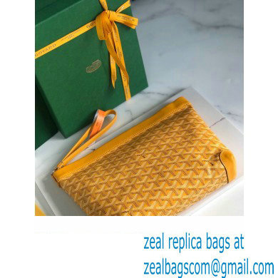 Goyard Conti pouch Clutch Bag Yellow