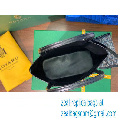 Goyard Hulot Print Anjou Reversible Mini Tote Bag Black - Click Image to Close