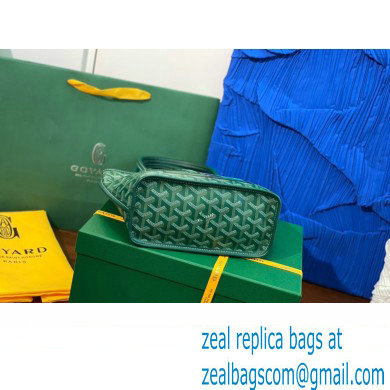 Goyard Hulot Print Anjou Reversible Mini Tote Bag Green