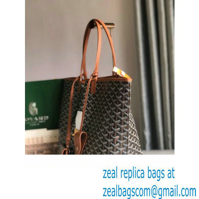 Goyard Hulot Print Saint Louis Claire-Voie PM/GM Tote Bag Brown