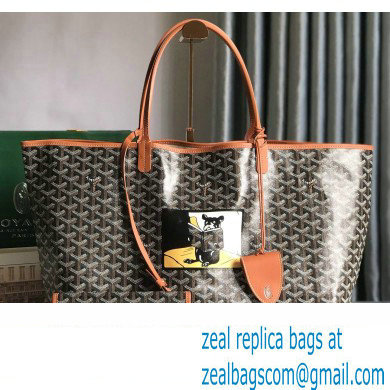 Goyard Hulot Print Saint Louis Claire-Voie PM/GM Tote Bag Brown - Click Image to Close