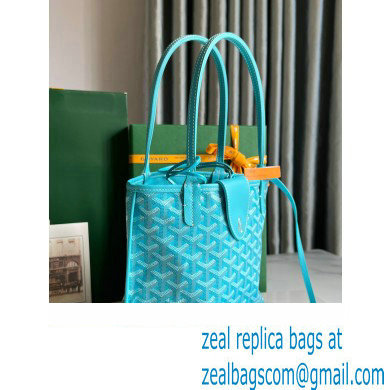 Goyard Saint Louis Tote Mini Bag TURQUOISE 2023 - Click Image to Close