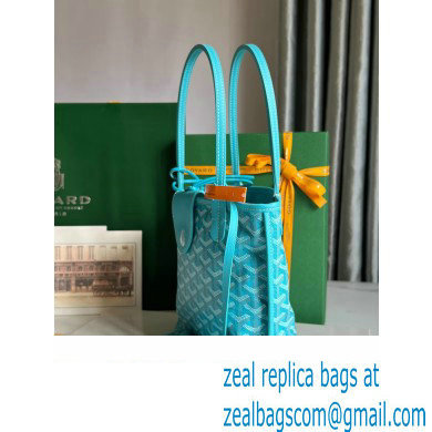 Goyard Saint Louis Tote Mini Bag TURQUOISE 2023 - Click Image to Close