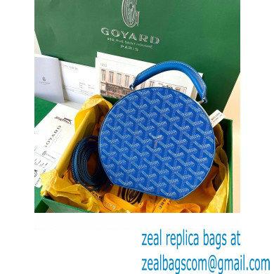 Goyard The Alto Hatbox Trunk Bag Blue - Click Image to Close